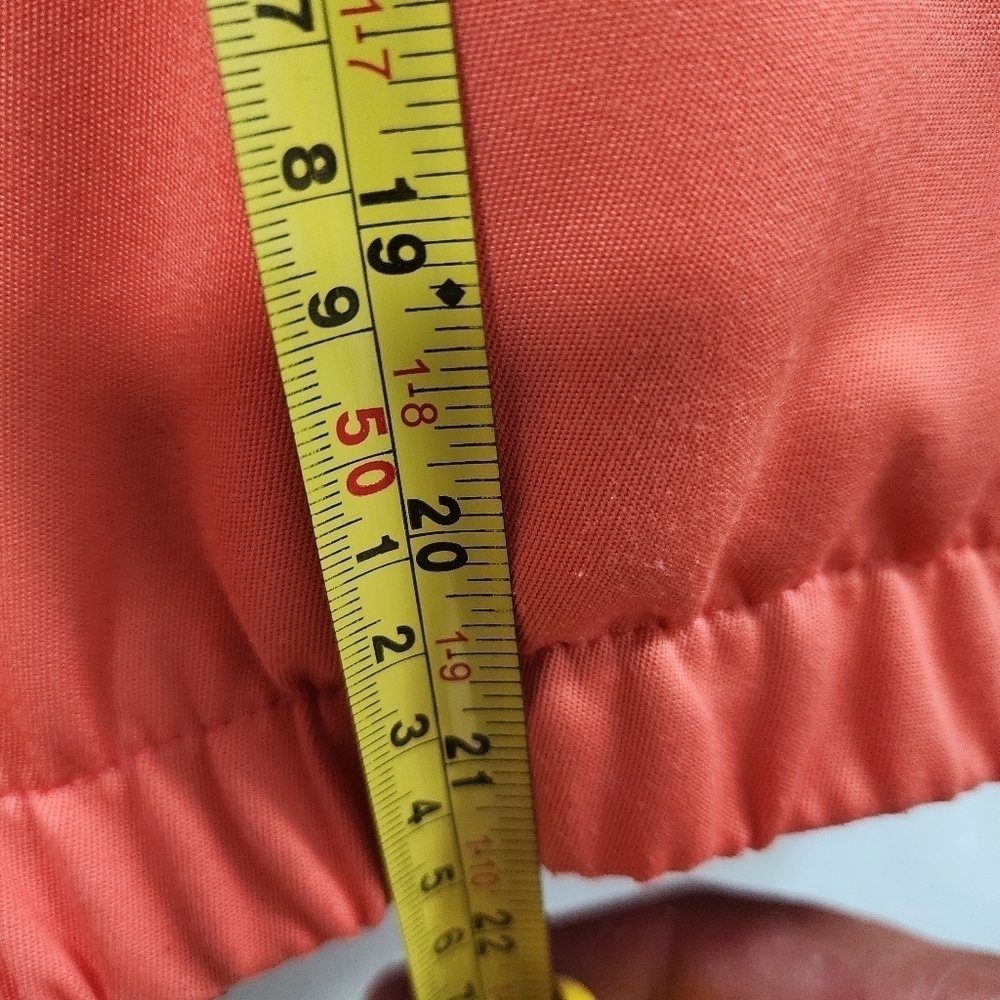 Koret Jacket Women Medium Zip Floral Coral Peach. - Picture 14 of 14